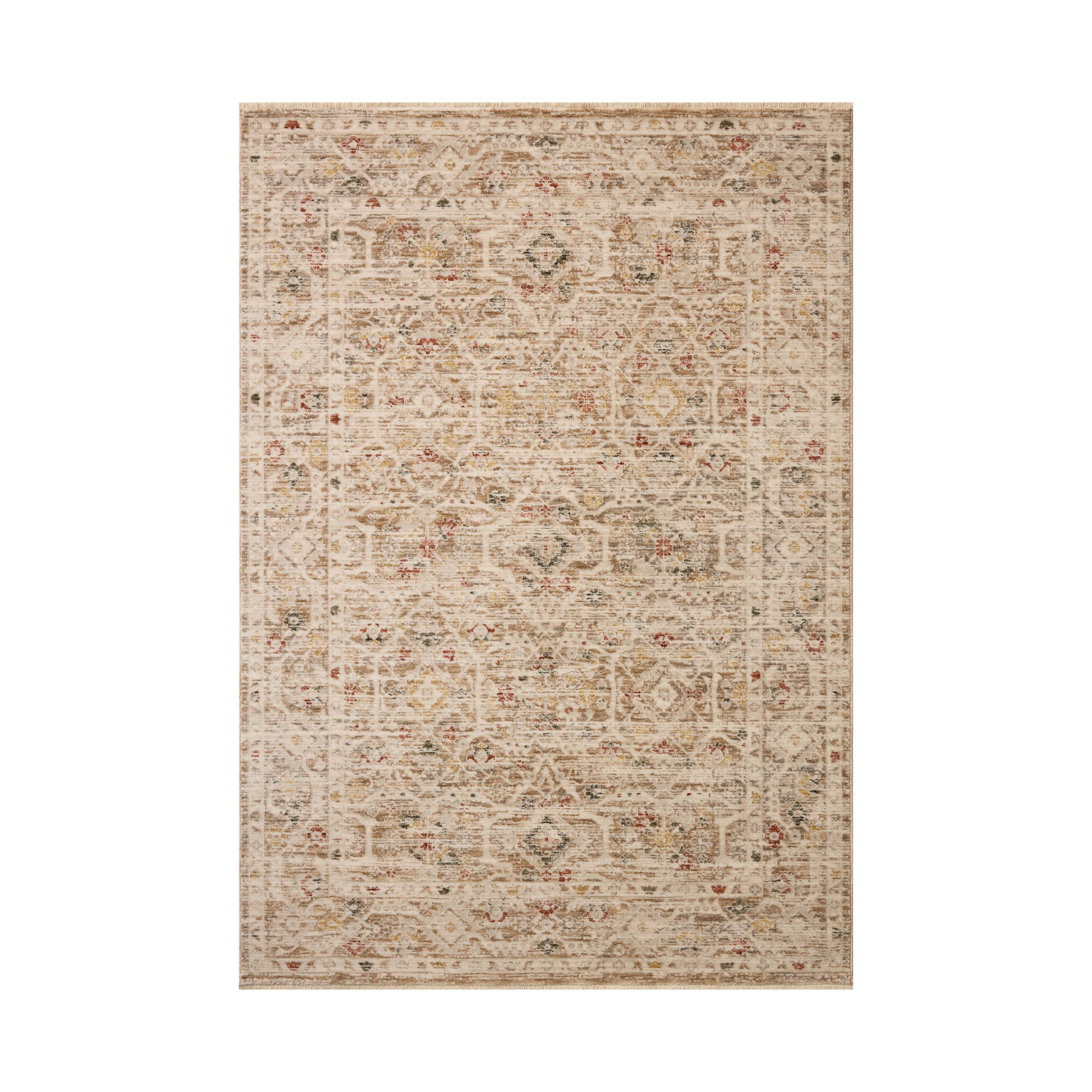 Loloi Clarisse Natural / Multi Rug RUGS - synthetic Loloi 18" x 18" sample