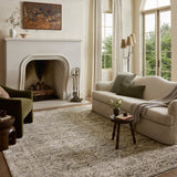 Loloi Clarisse Olive / Ivory Rug RUGS - synthetic Loloi