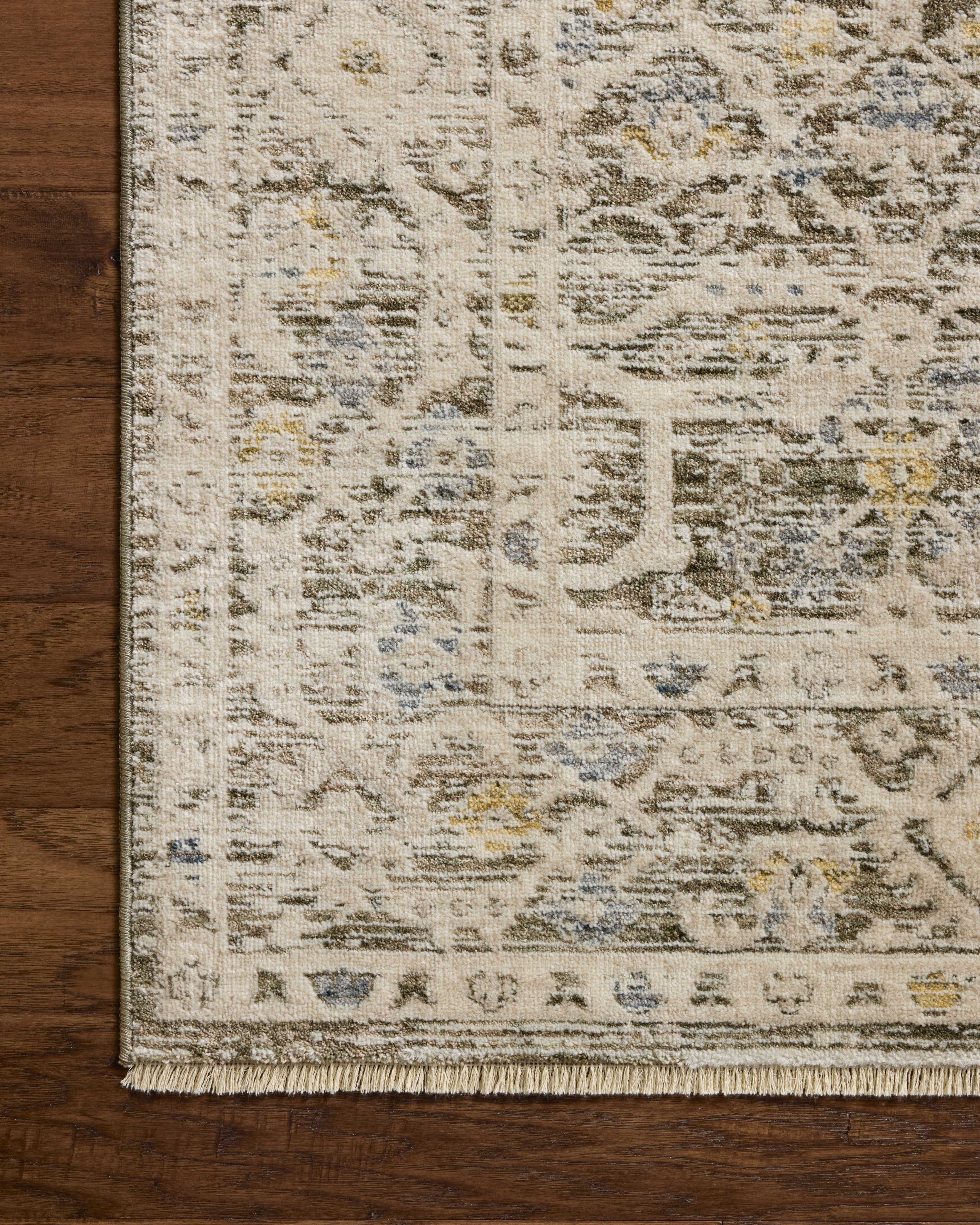 Loloi Clarisse Olive / Ivory Rug RUGS - synthetic Loloi