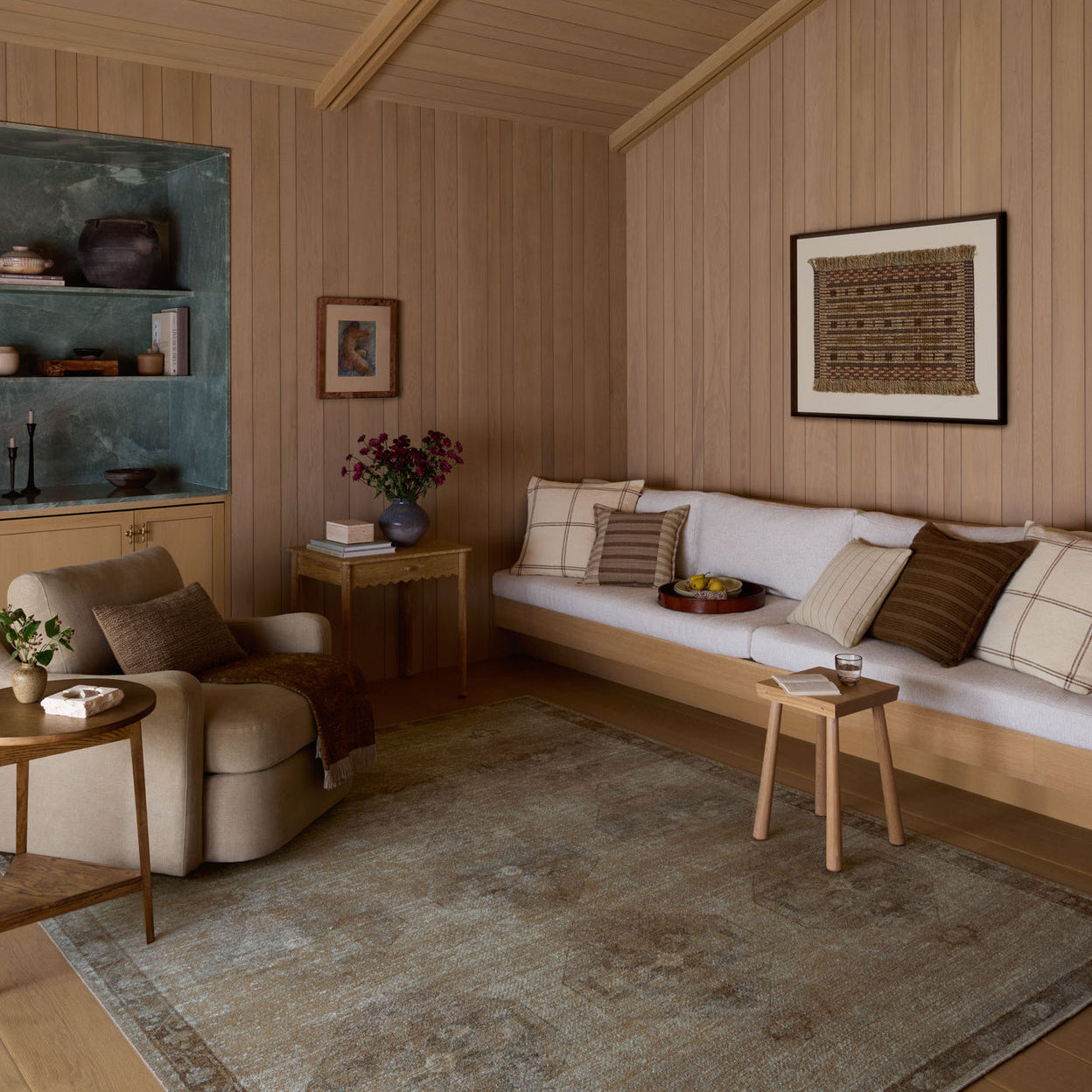 Amber Lewis x Loloi Cambria Mist / Natural Rug RUGS - jute Loloi