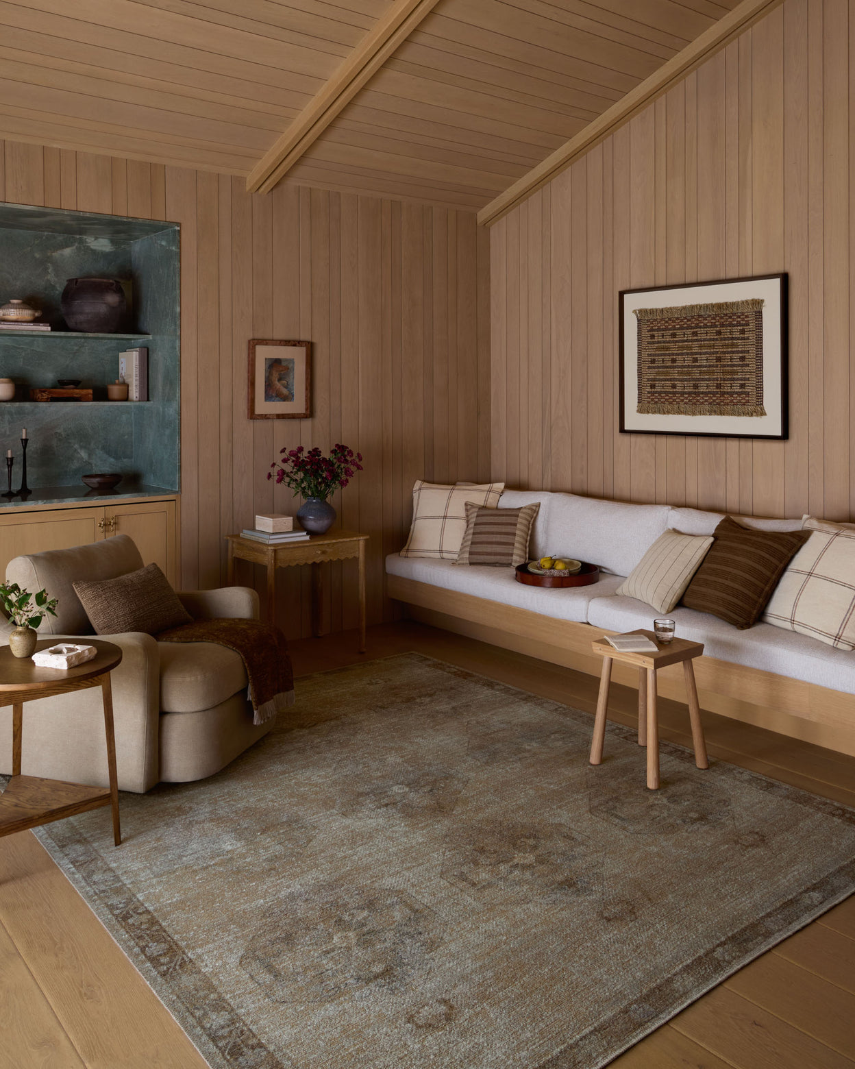 Amber Lewis x Loloi Cambria Mist / Natural Rug RUGS - jute Loloi