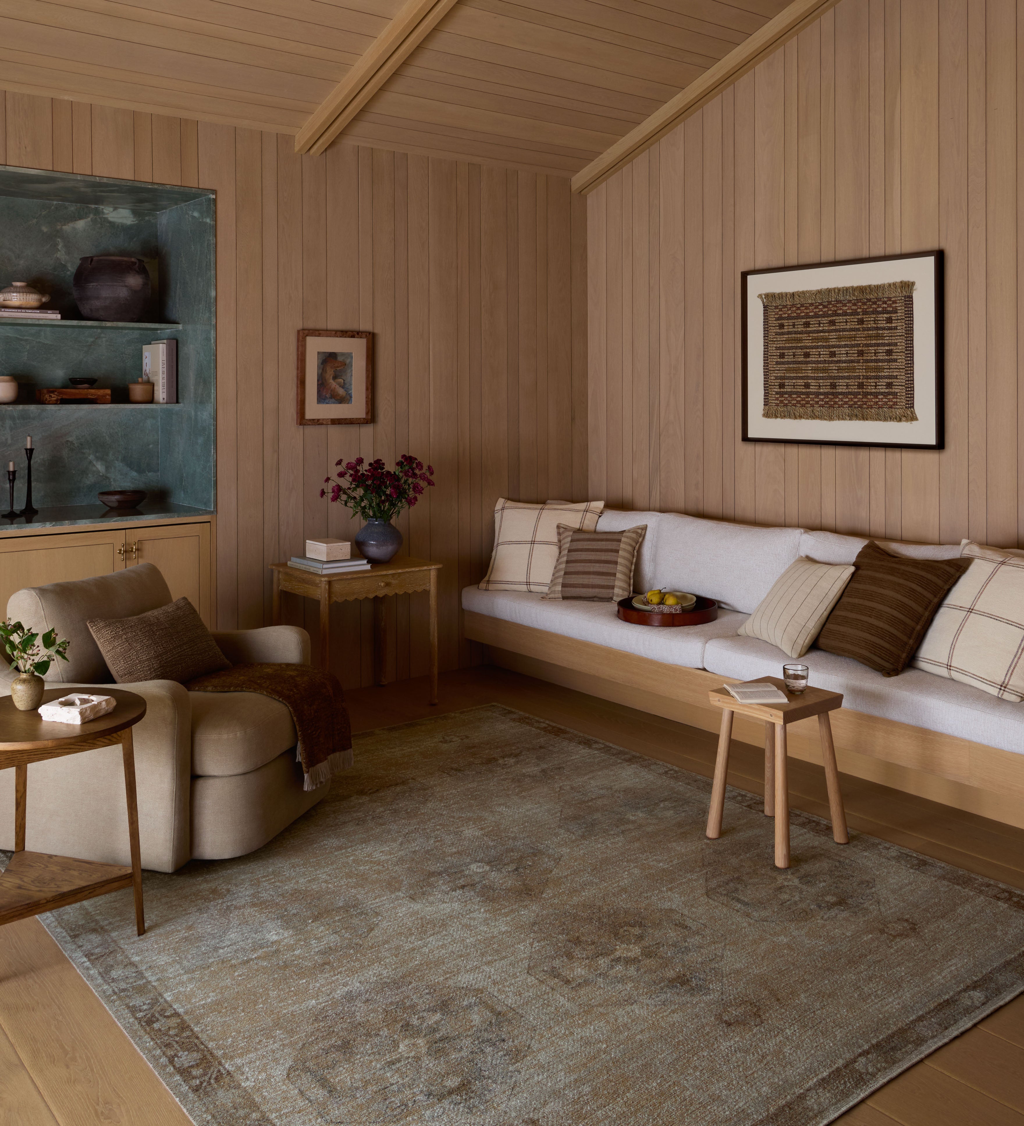 Amber Lewis x Loloi Cambria Mist / Natural Rug RUGS - jute Loloi