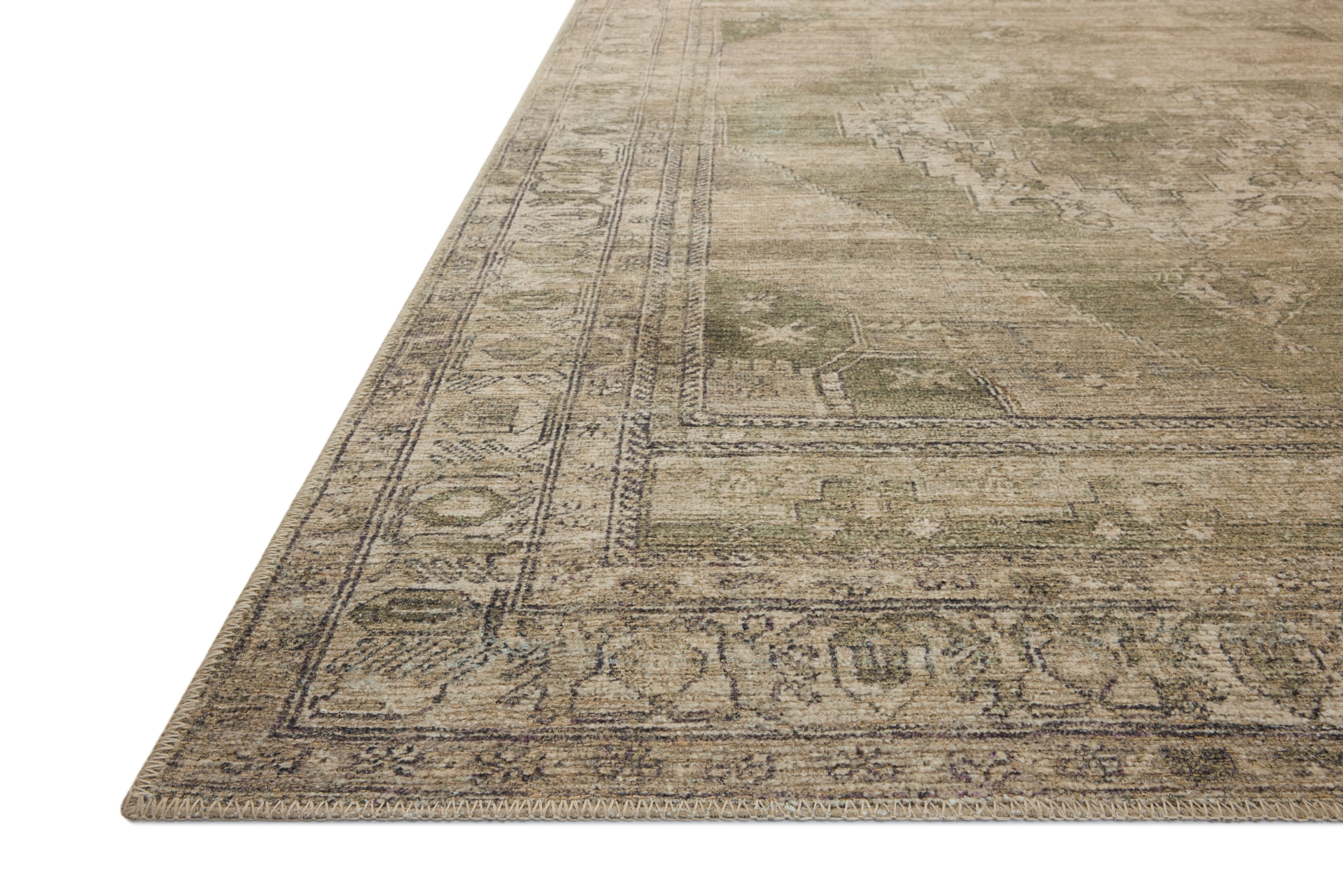 IN STORE - Amber Lewis x Loloi Cambria Sand / Olive Rug IN STORE - rugs Loloi