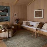 Amber Lewis x Loloi Cambria Aqua / Natural Rug RUGS - jute Loloi