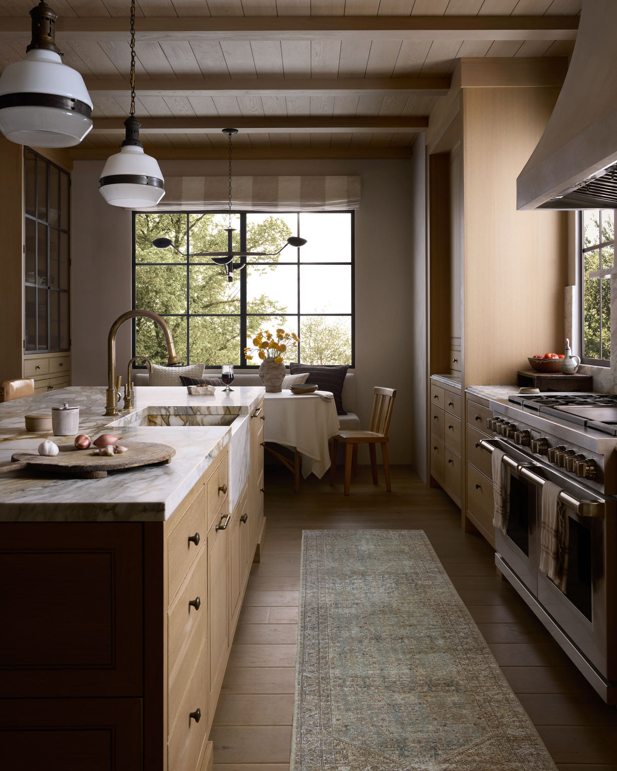 Amber Lewis x Loloi Cambria Aqua / Natural Rug RUGS - jute Loloi