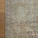 Amber Lewis x Loloi Cambria Aqua / Natural Rug RUGS - jute Loloi