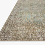 Amber Lewis x Loloi Cambria Aqua / Natural Rug RUGS - jute Loloi