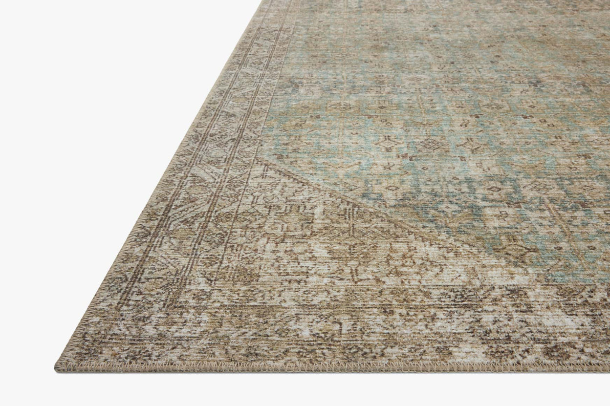 Amber Lewis x Loloi Cambria Aqua / Natural Rug RUGS - jute Loloi