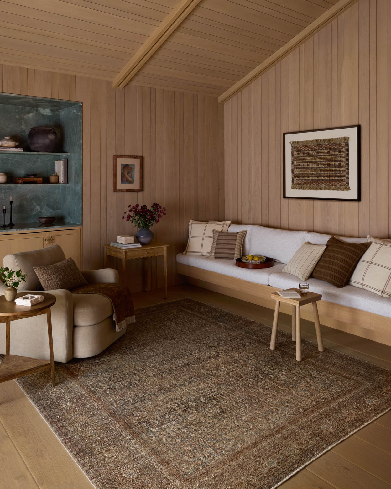 Amber Lewis x Loloi Cambria Ocean / Bark Rug RUGS - jute Loloi