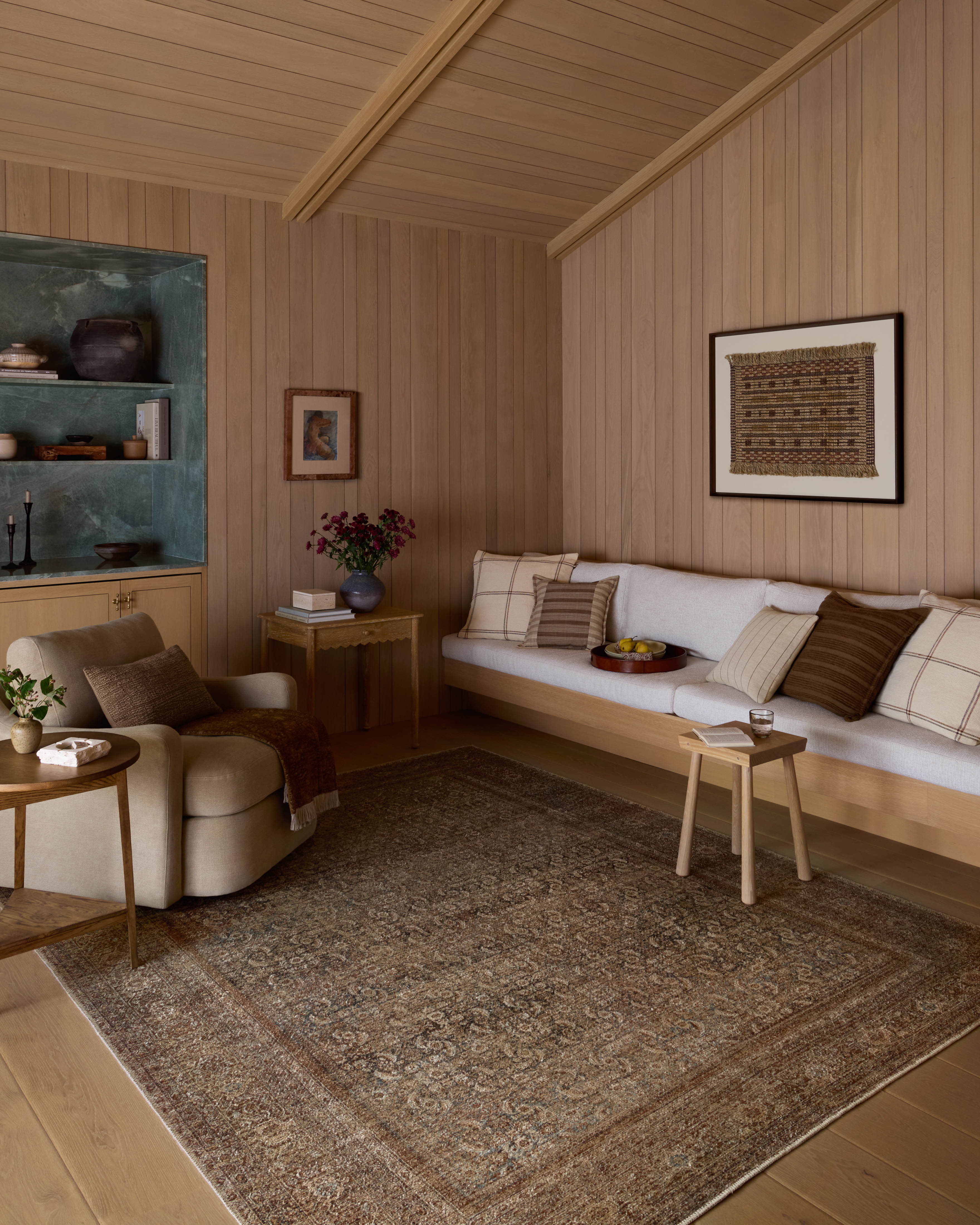 IN STORE - Amber Lewis x Loloi Cambria Ocean / Bark Rug IN STORE - rugs Loloi