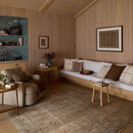 Amber Lewis x Loloi Cambria Ocean / Brick Rug RUGS - jute Loloi