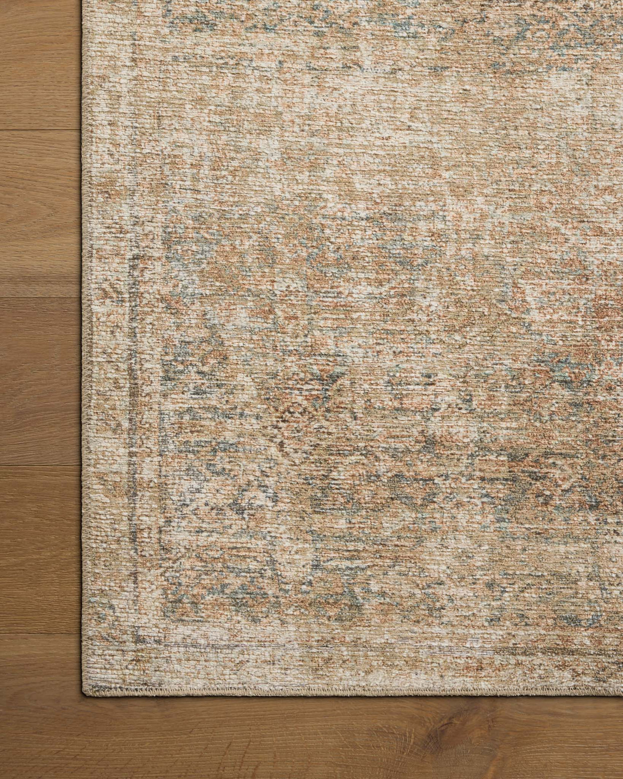 Amber Lewis x Loloi Cambria Ocean / Brick Rug RUGS - jute Loloi