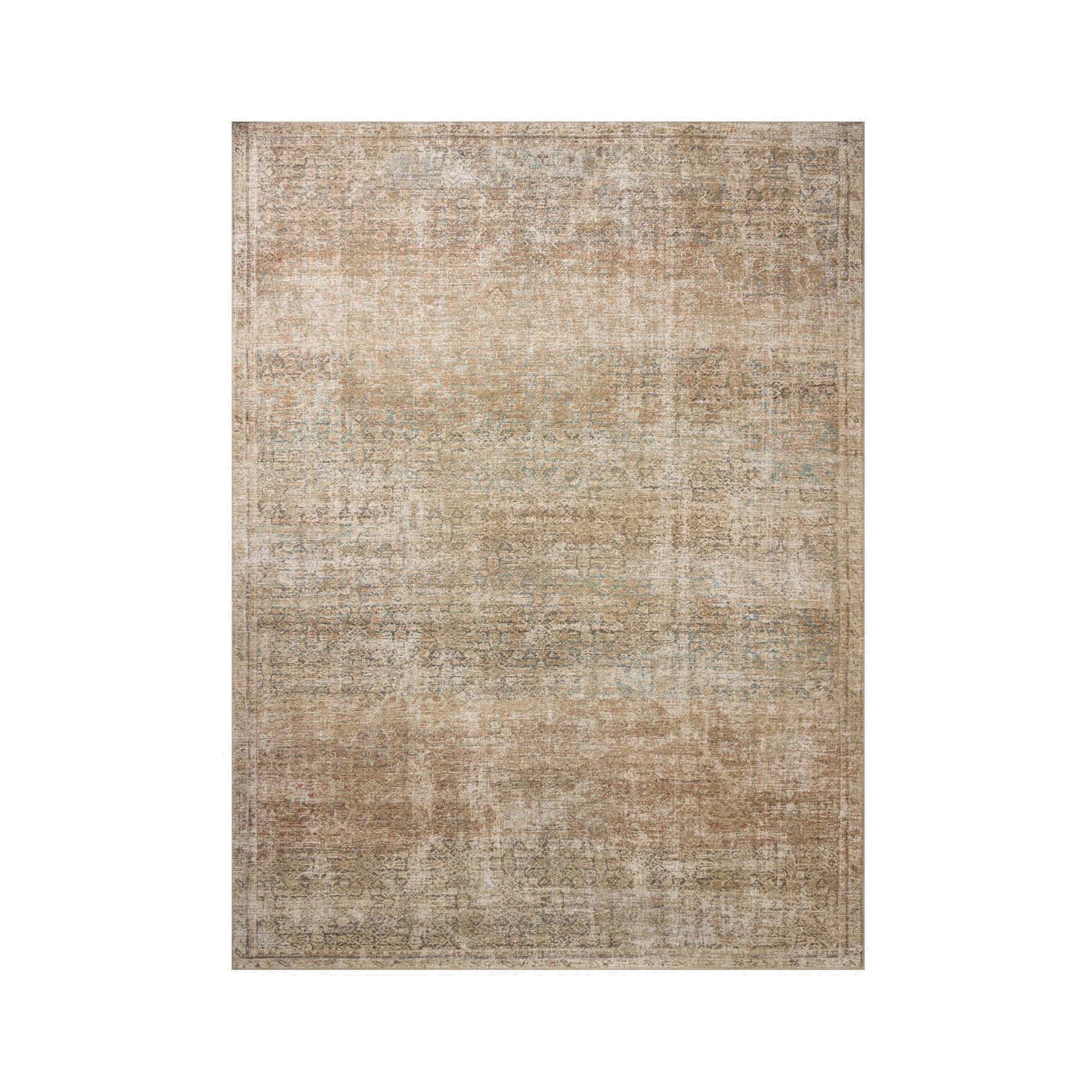 Amber Lewis x Loloi Cambria Ocean / Brick Rug RUGS - jute Loloi