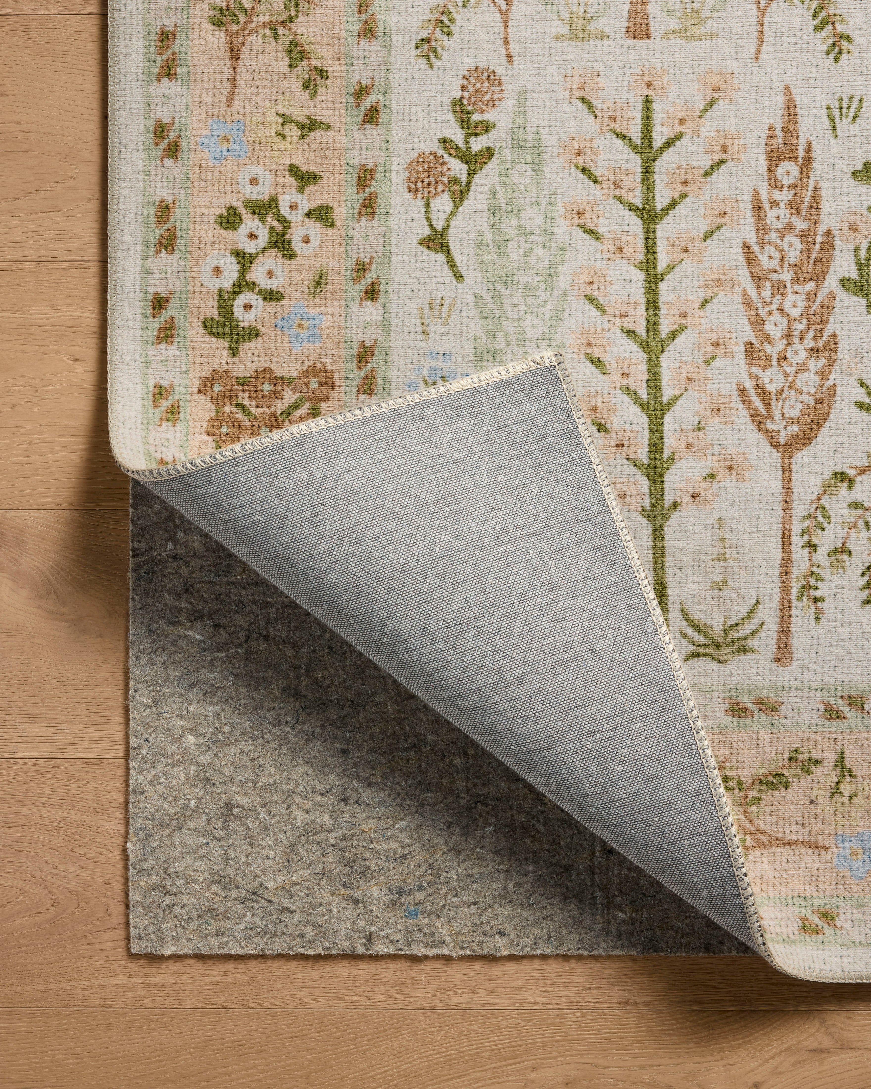 Rifle Paper Co. x Loloi Canopy Cream/Brown Rug RUGS-patterned Loloi