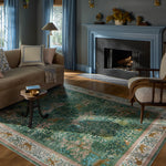 Rifle Paper Co. x Loloi Canopy Sage / Blush Rug RUGS-patterned Loloi