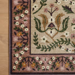 Rifle Paper Co. x Loloi Canopy Aubergine Rug RUGS-patterned Loloi