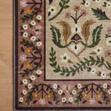 Rifle Paper Co. x Loloi Canopy Aubergine Rug RUGS-patterned Loloi