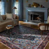 Rifle Paper Co. x Loloi Canopy Red / Blue Rug RUGS-patterned Loloi