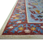 Rifle Paper Co. x Loloi Canopy Red / Blue Rug RUGS-patterned Loloi