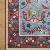 Rifle Paper Co. x Loloi Canopy Red / Blue Rug RUGS-patterned Loloi