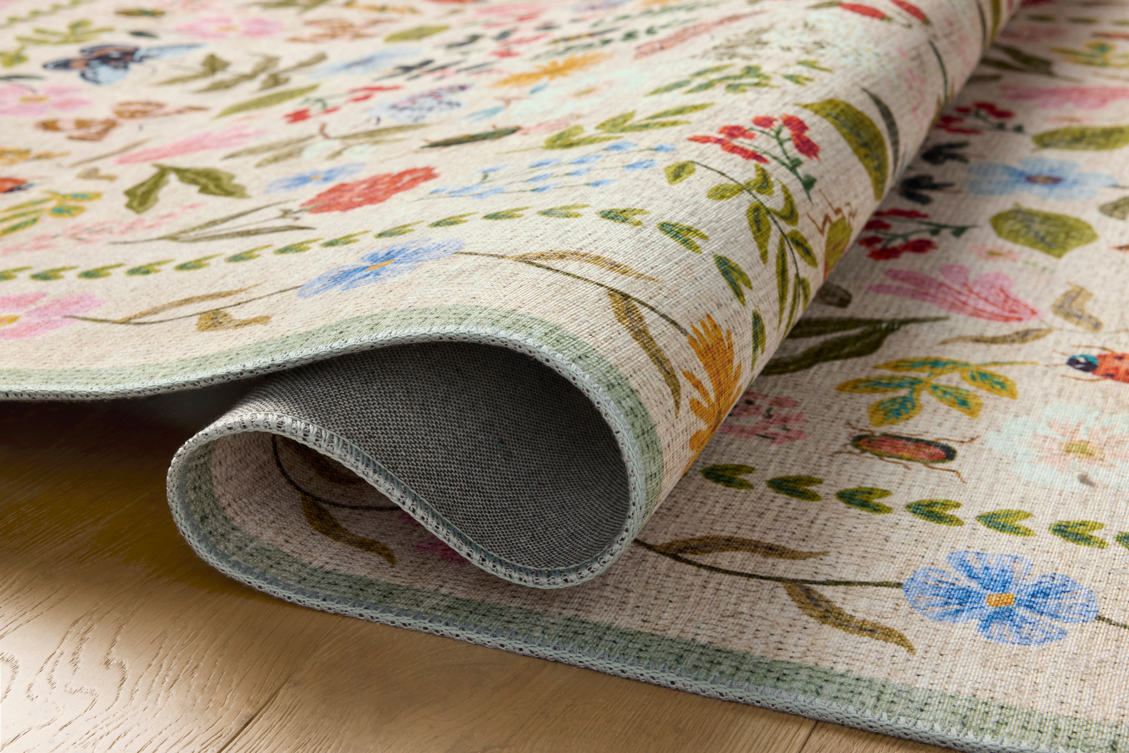 Rifle Paper Co. x Loloi Canopy Cream / Multi Rug RUGS-patterned Loloi