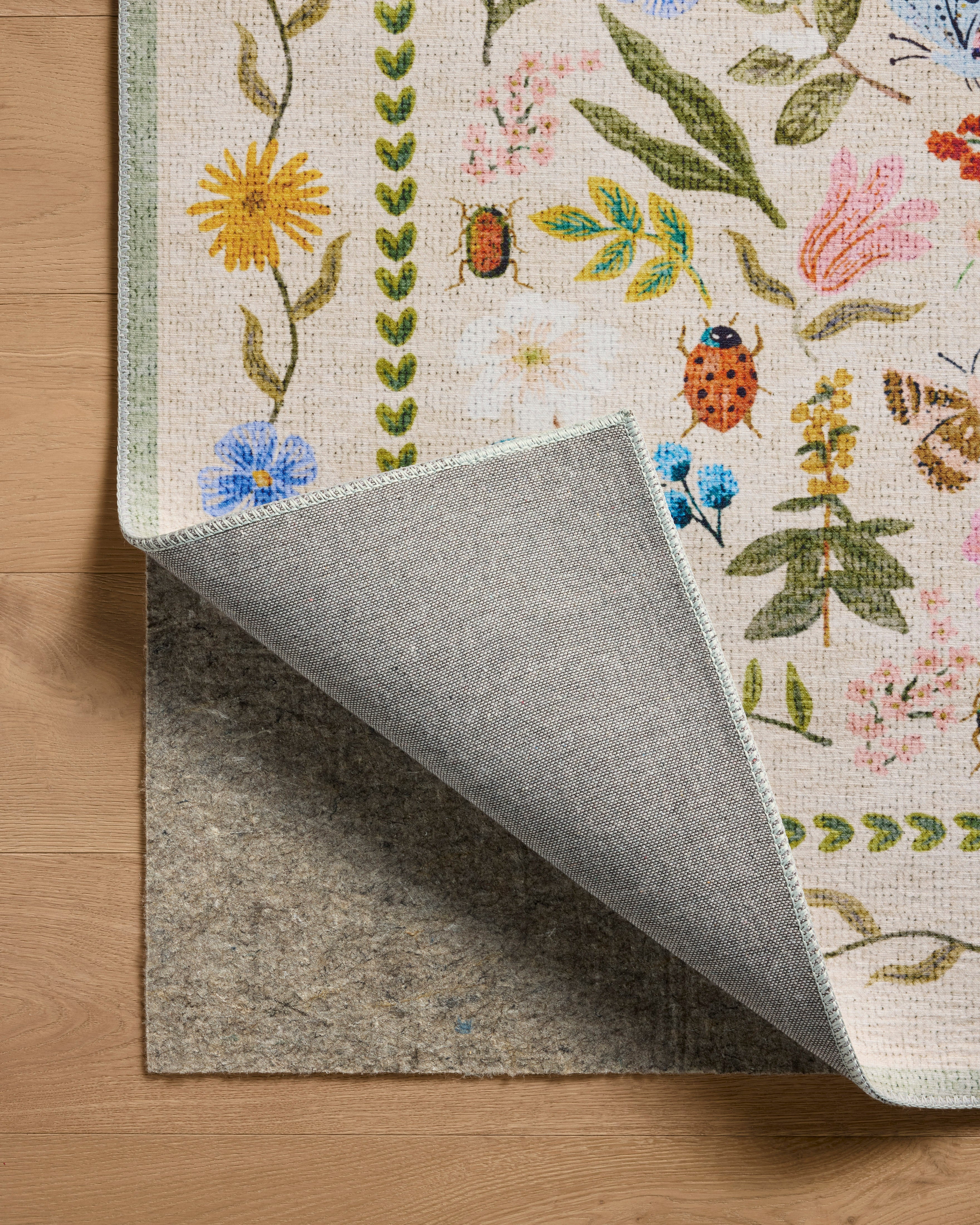 Rifle Paper Co. x Loloi Canopy Cream / Multi Rug RUGS-patterned Loloi