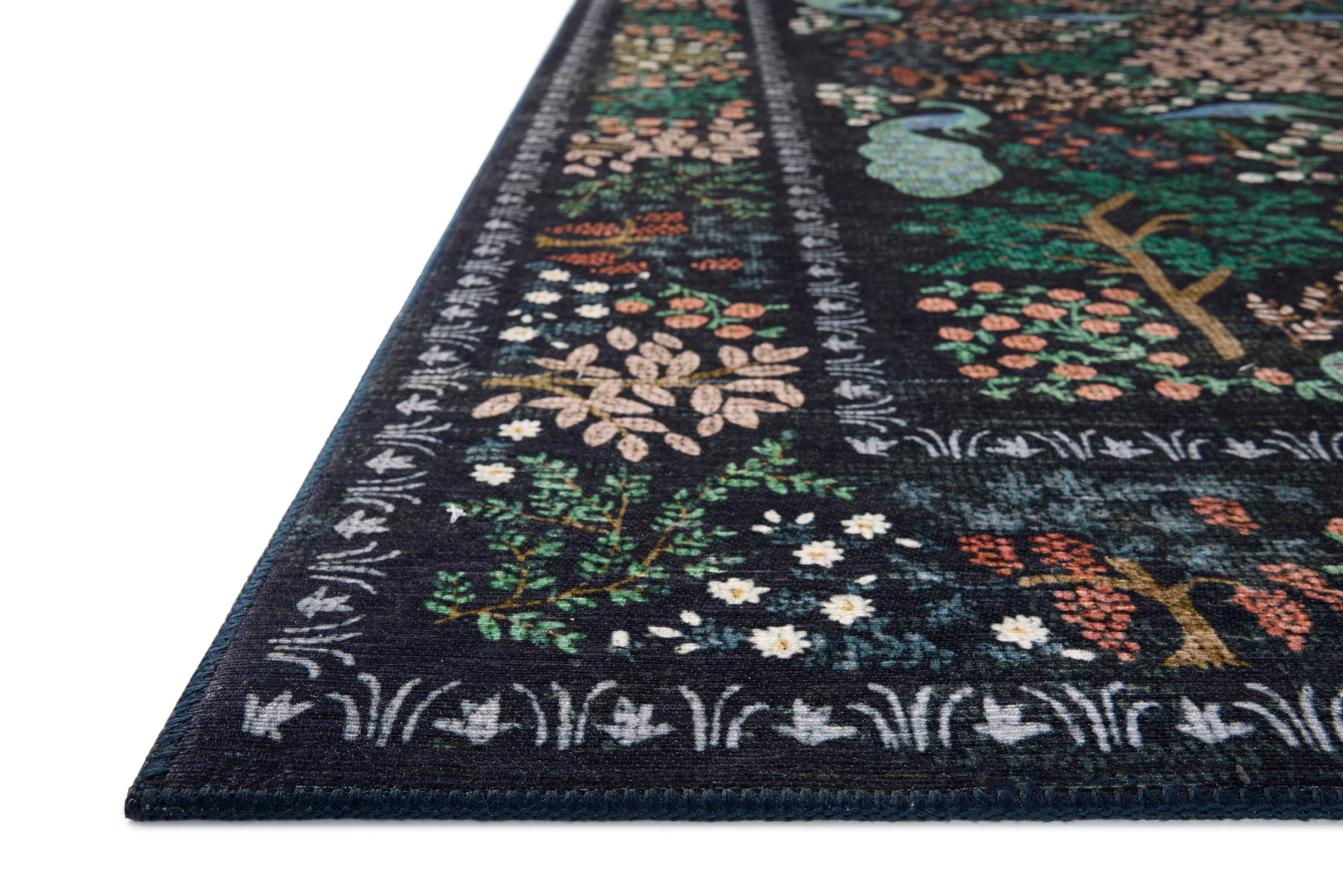 Rifle Paper Co. x Loloi Canopy Charcoal Rug RUGS-patterned Loloi