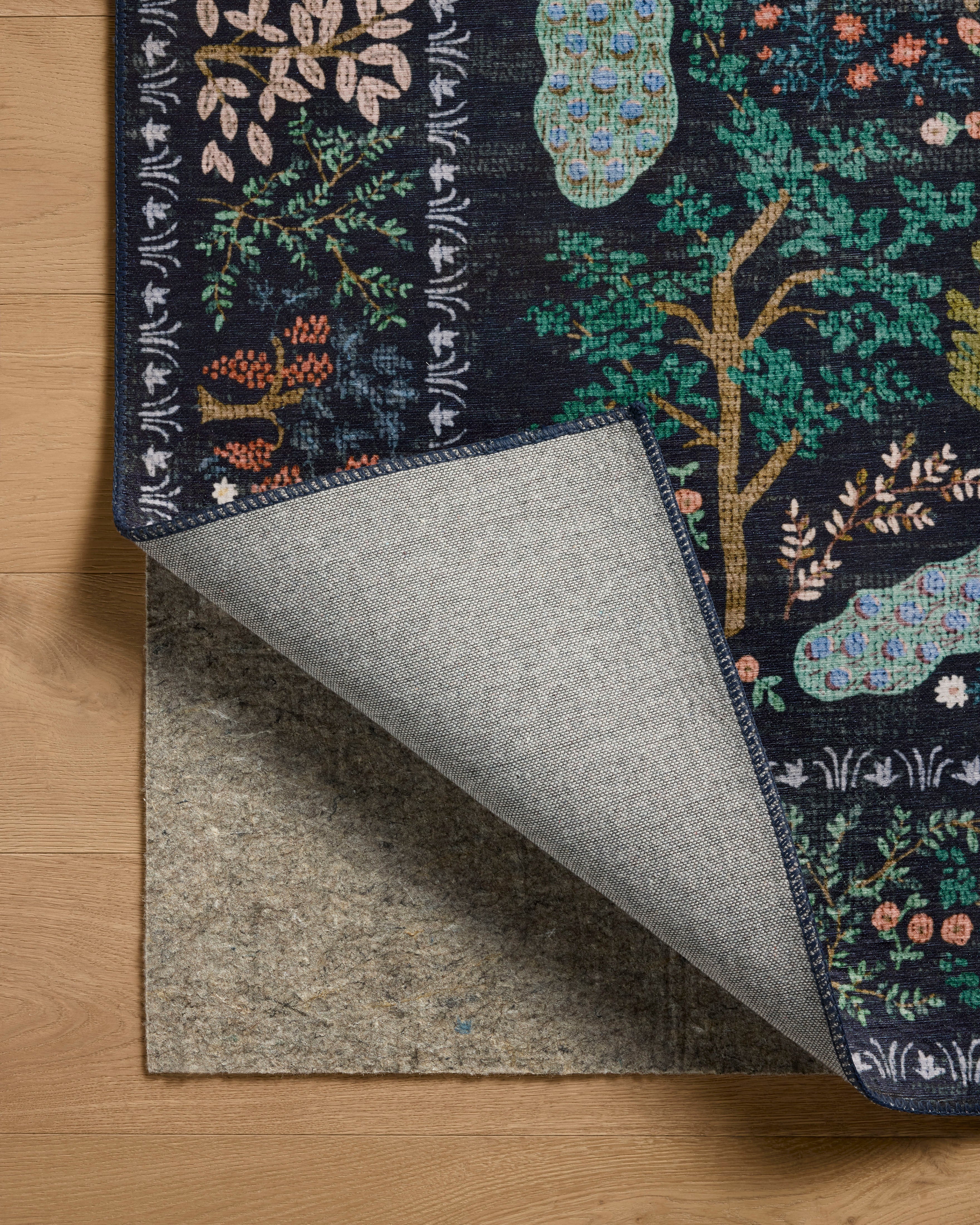 Rifle Paper Co. x Loloi Canopy Charcoal Rug RUGS-patterned Loloi