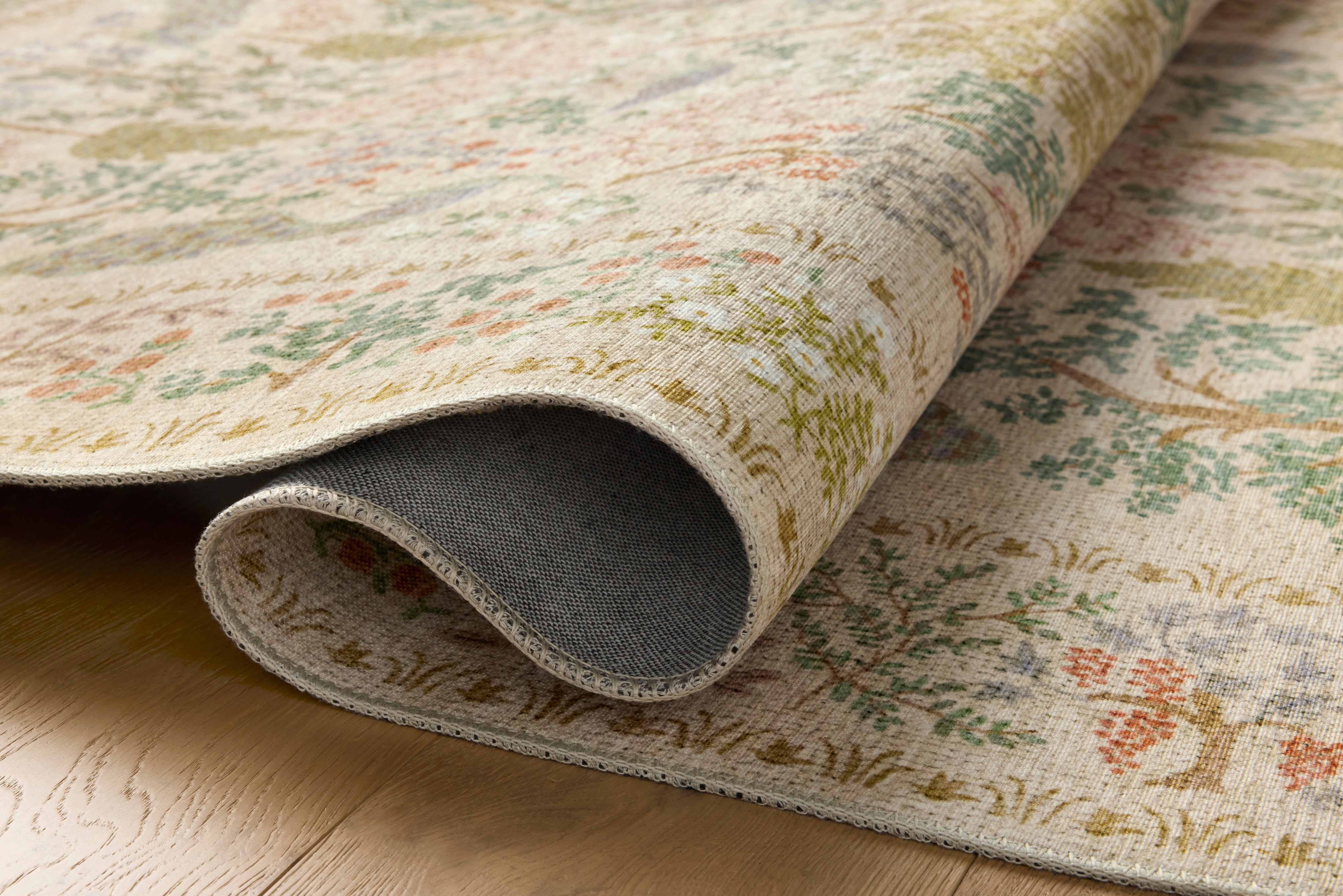 OVERSTOCK - Rifle Paper Co. x Loloi Canopy Cream Rug - 2'-0" x 3'-0" IN STORE - Sale Rugs Loloi