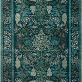 Rifle Paper Co. x Loloi Canopy Teal Rug RUGS-patterned Loloi