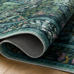 Rifle Paper Co. x Loloi Canopy Teal Rug RUGS-patterned Loloi