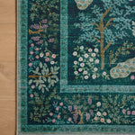 Rifle Paper Co. x Loloi Canopy Teal Rug RUGS-patterned Loloi