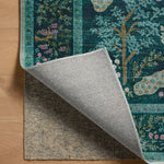 Rifle Paper Co. x Loloi Canopy Teal Rug RUGS-patterned Loloi