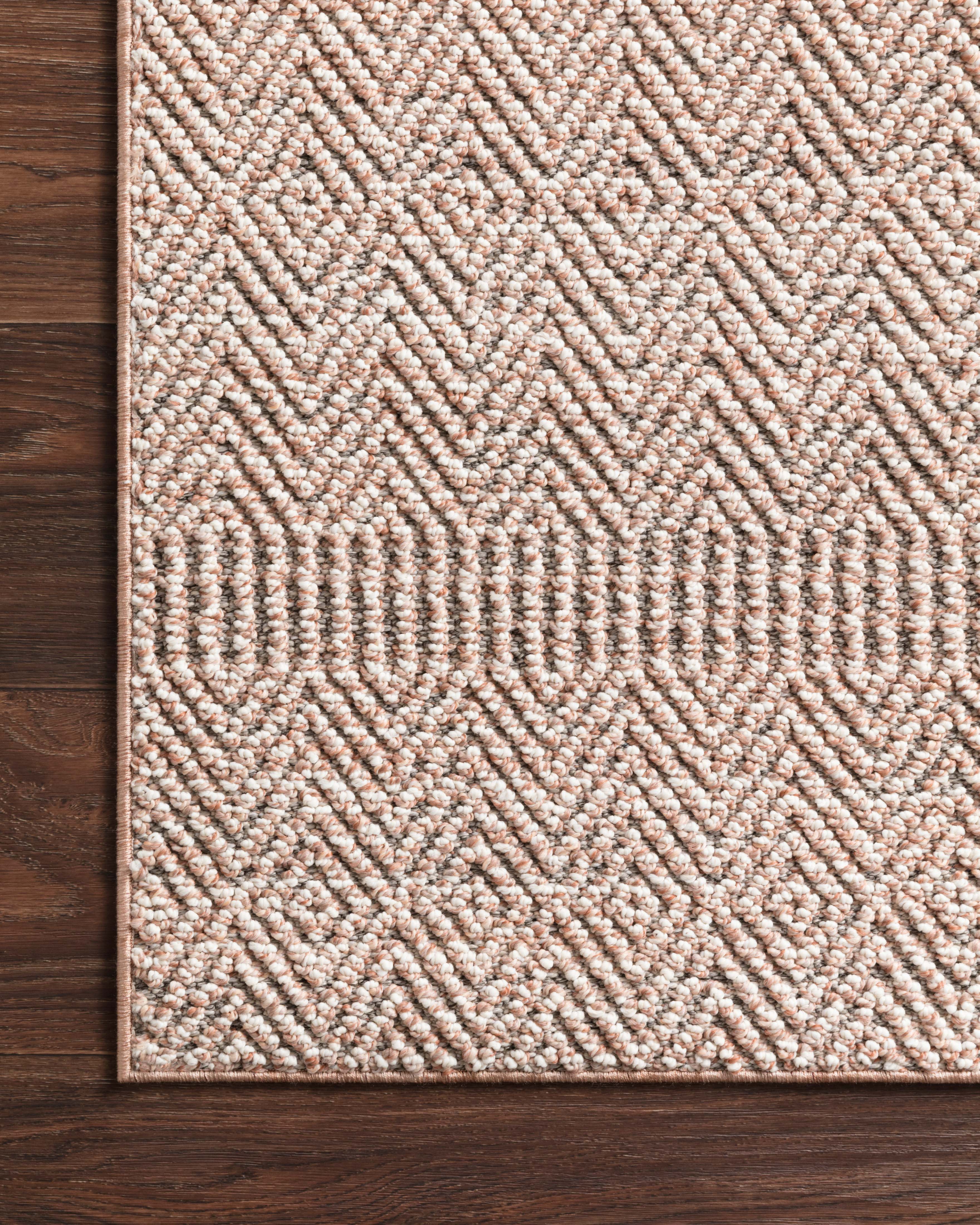 Loloi Cole Blush / Ivory Rug RUGS - synthetic Loloi