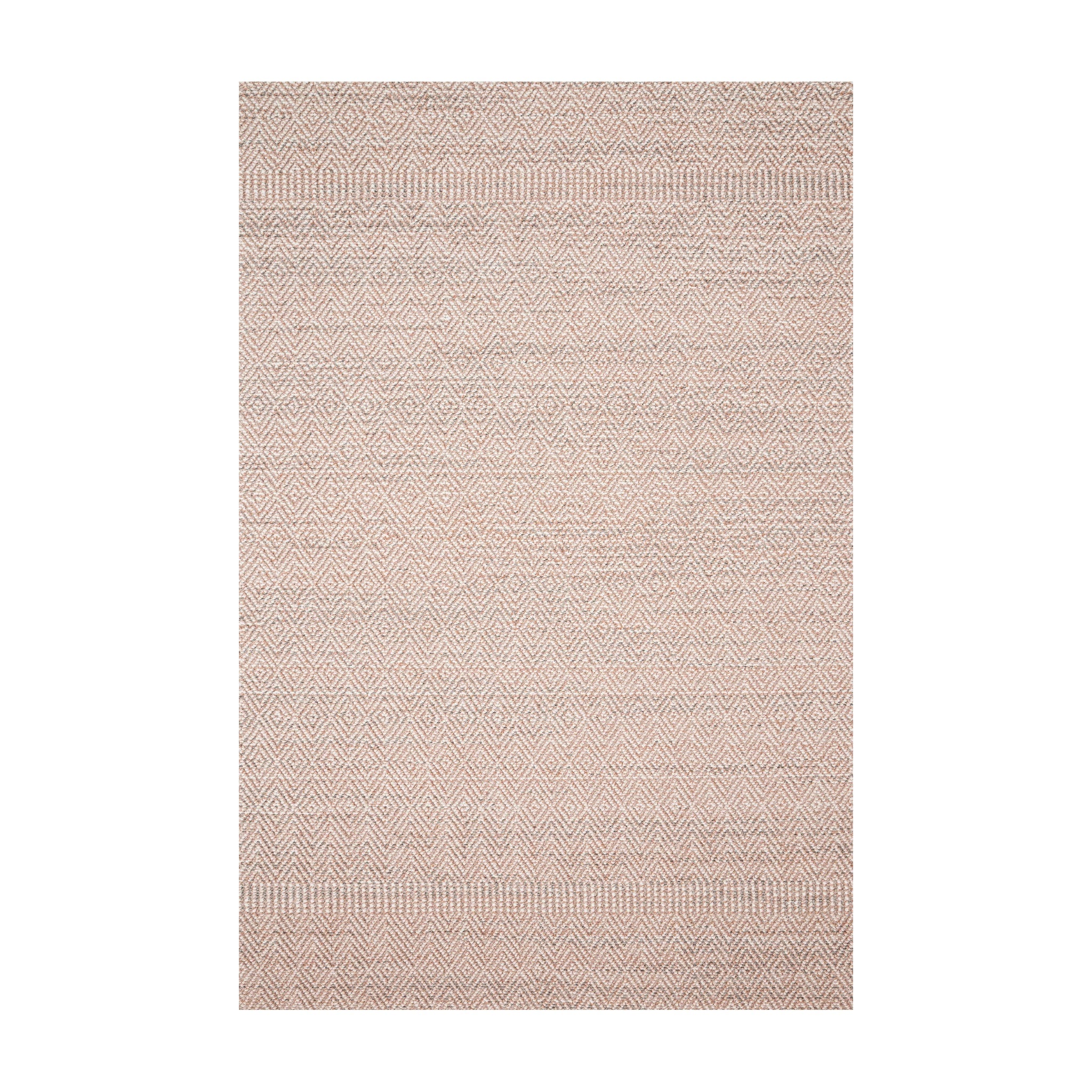 Loloi Cole Blush / Ivory Rug RUGS - synthetic Loloi 18" x 18"