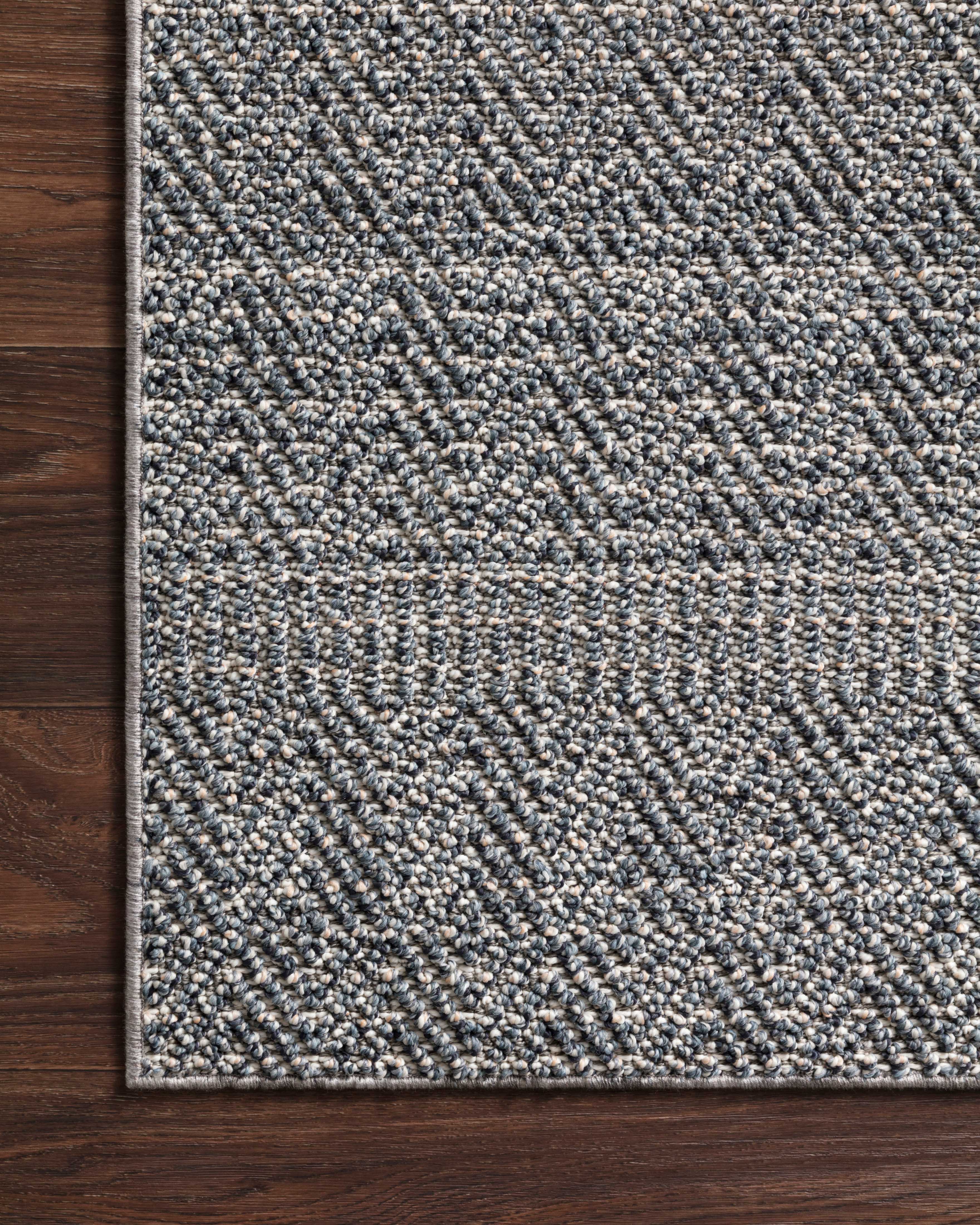 Loloi Cole Denim / Grey Rug RUGS - synthetic Loloi
