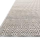 Loloi Cole Grey / Bone Rug RUGS - synthetic Loloi