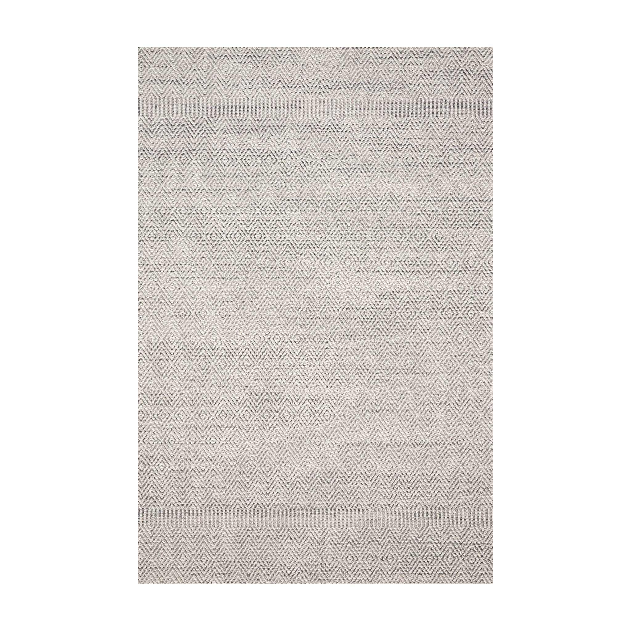 Loloi Cole Grey / Bone Rug RUGS - synthetic Loloi 2'7" x 12'0"