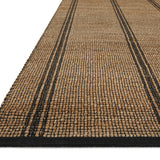 Angela Rose x Loloi Colton Natural/ Black Rug 0-RUGS Loloi