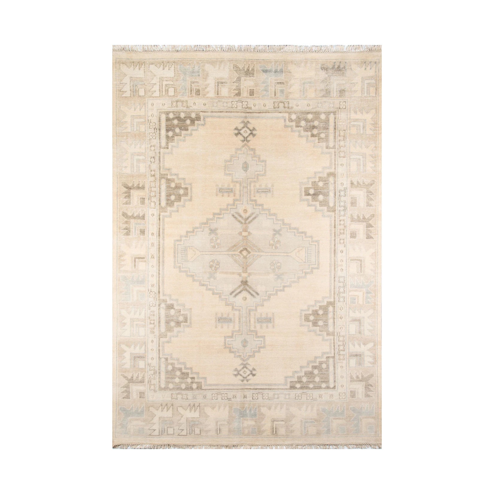 Concord Walden Hand Knotted Area Rug RUGS - wool Momeni Beige 2' x 3'