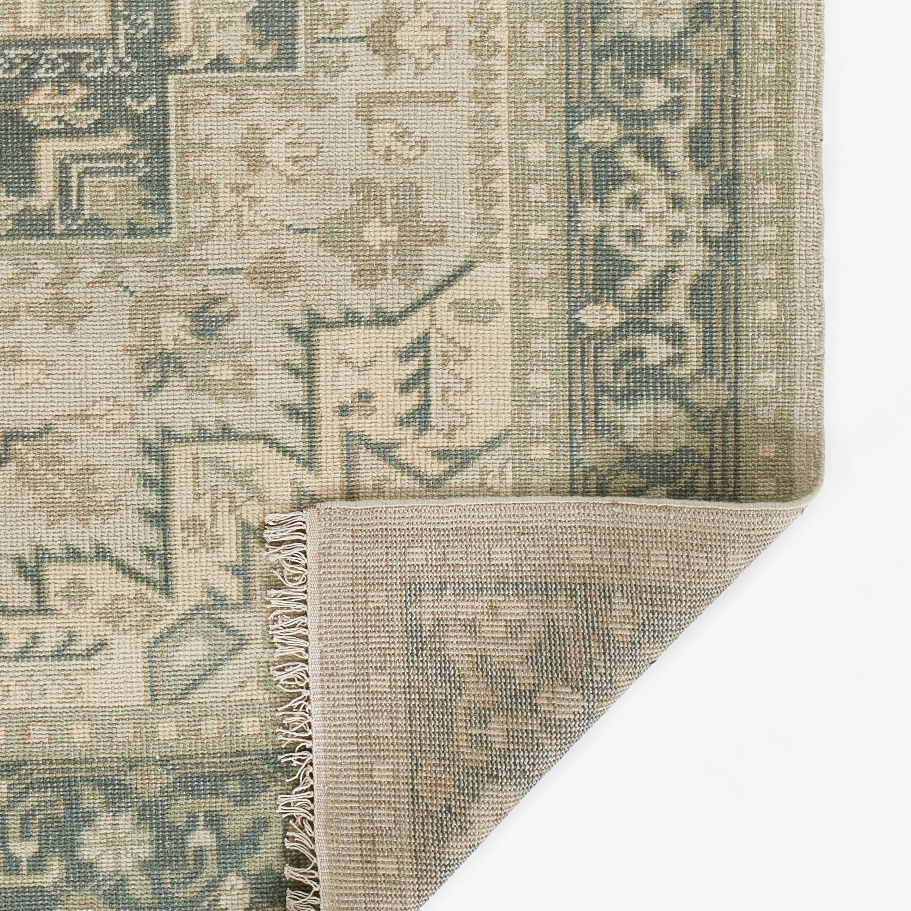 Concord Medallion Hand Knotted Area Rug RUGS - wool Momeni