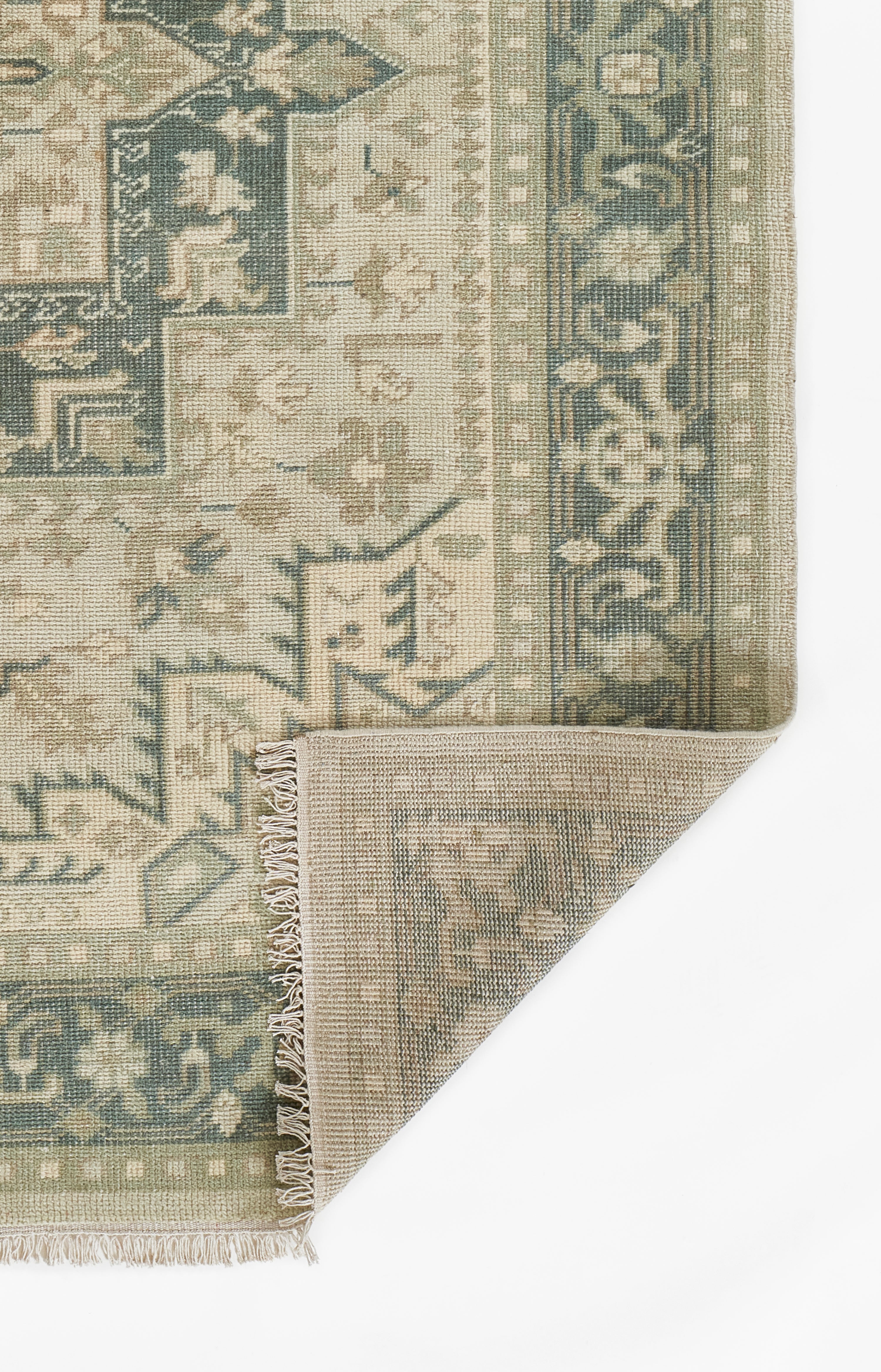 Concord Medallion Hand Knotted Area Rug RUGS - wool Momeni