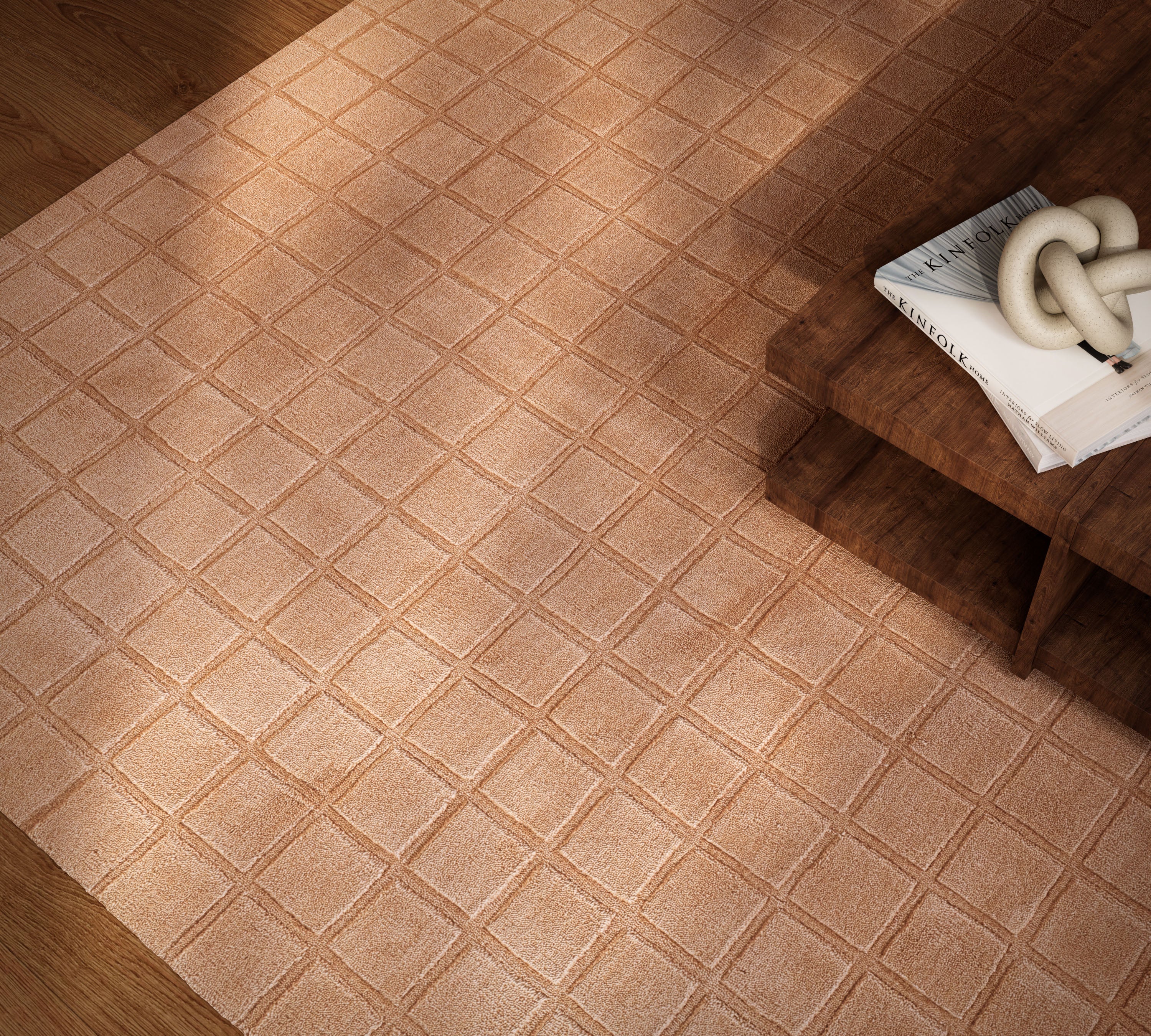 Contura Grid Hand Loomed Rug RUGS - wool Momeni