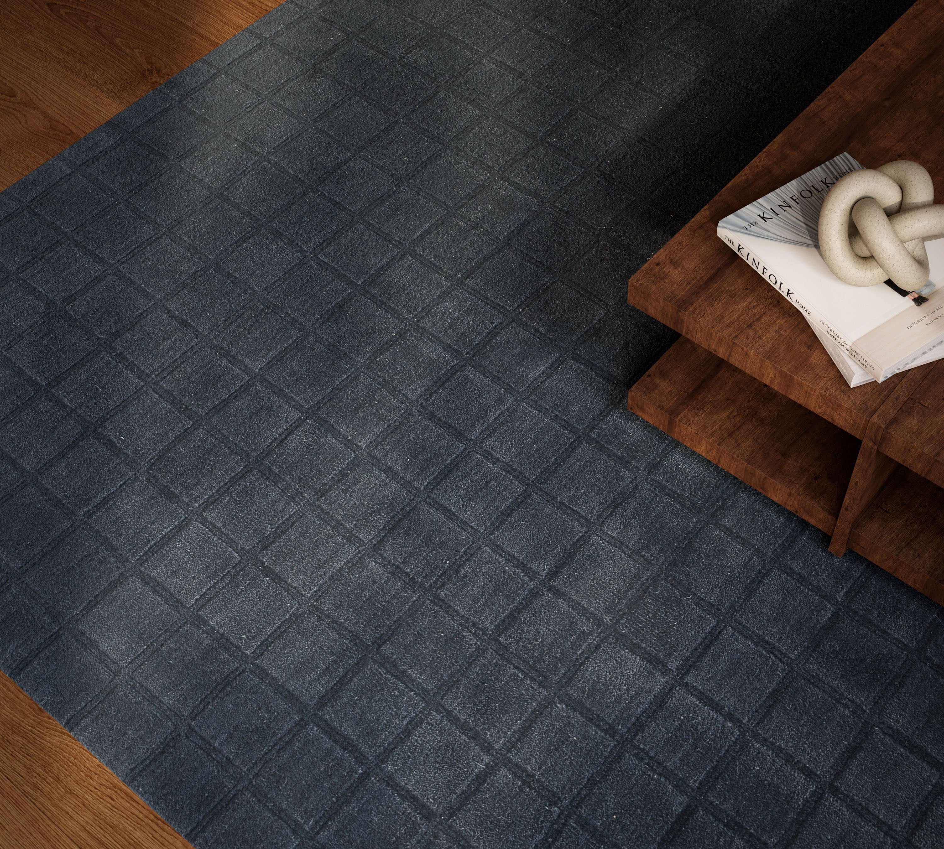 Contura Grid Hand Loomed Rug RUGS - wool Momeni