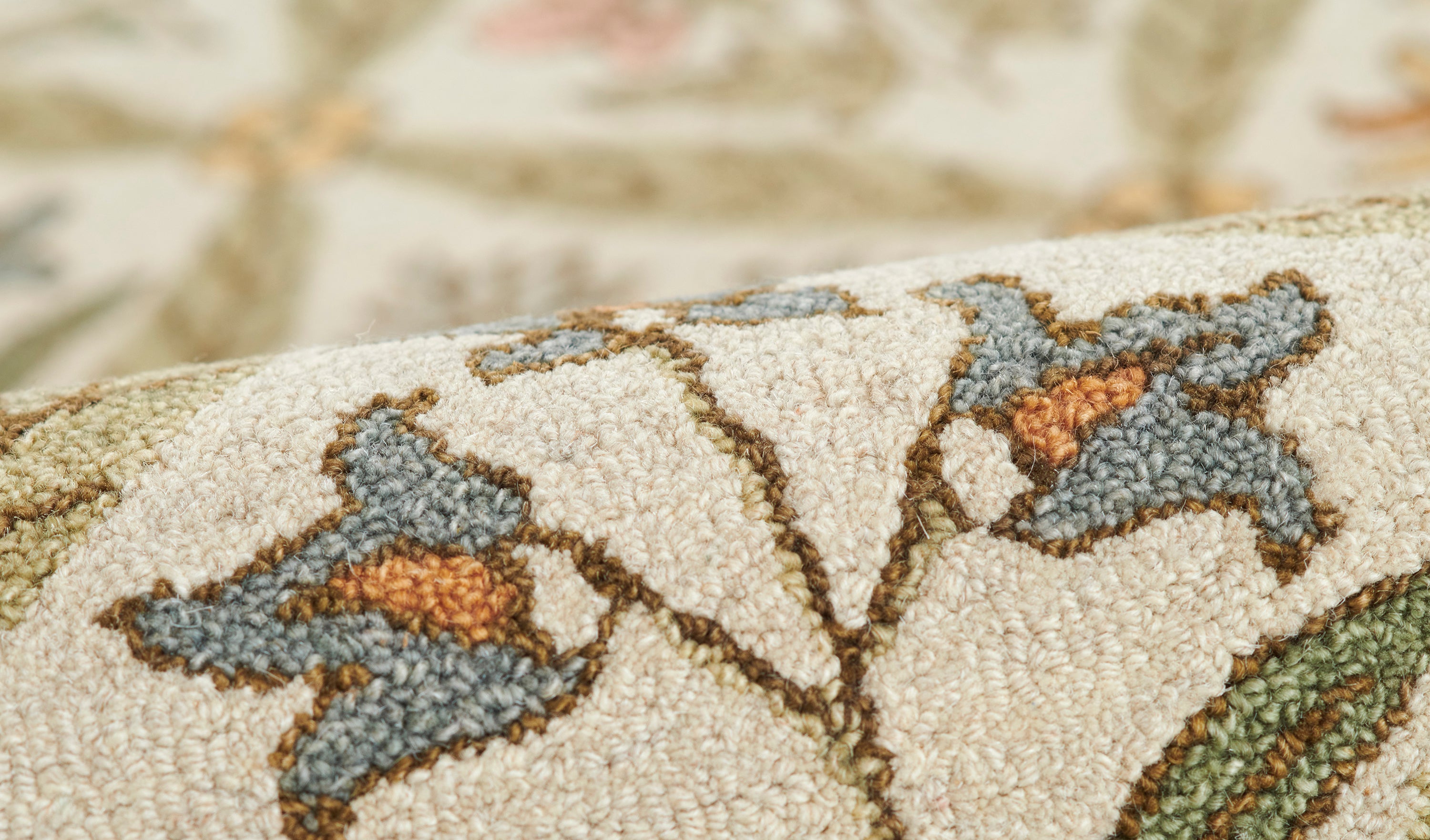 Cotswold Lattice Hand Tufted Rug RUGS - wool Momeni
