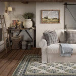 Cotswold Block Print Hand Tufted Rug RUGS - wool Momeni