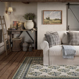 Cotswold Block Print Hand Tufted Rug RUGS - wool Momeni