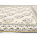 Cotswold Block Print Hand Tufted Rug RUGS - wool Momeni