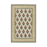 Cotswold Block Print Hand Tufted Rug RUGS - wool Momeni Gold 2' x 3'