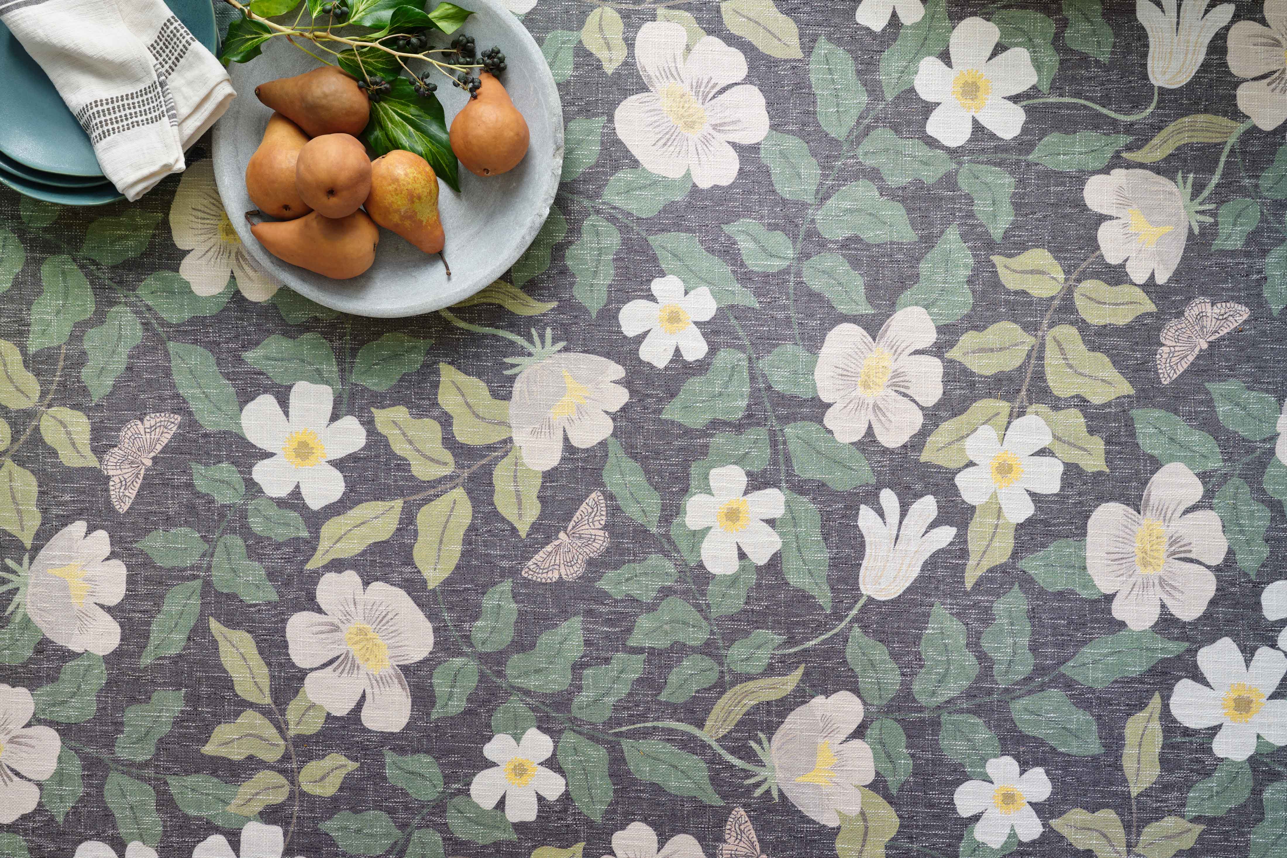 Rifle Paper Co. x Loloi Cotswolds Charcoal Rug RUGS - synthetic Loloi